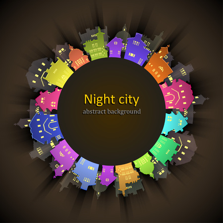 Abstract 3D Paper City background, vector illustrationのイラスト素材