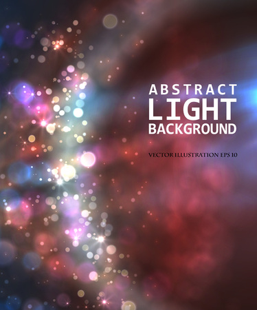 Festive light background with bokeh and blur, vectorのイラスト素材