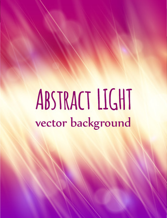 Beautiful nature abstract background with bokeh and lights, vectorのイラスト素材