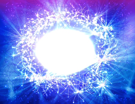 Design winter card with snowflakes. Vector illustration.のイラスト素材