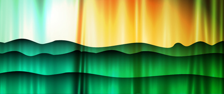 Abstract nature landscape backdrop. Colorful modern style vector.のイラスト素材