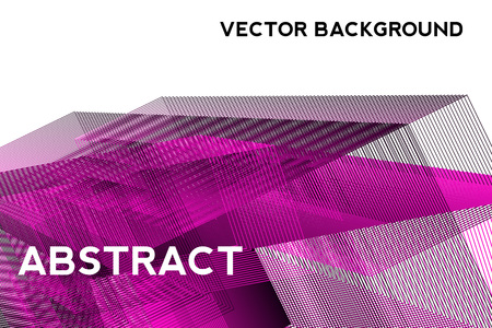 Abstract geometric background with shapes and gradient. Vectorのイラスト素材