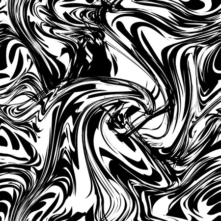 Abstract black and white background with wave. Vector.のイラスト素材
