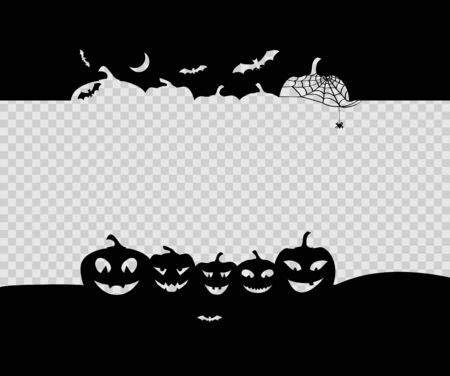 Halloween pumpkin. Isolated for your design.のイラスト素材