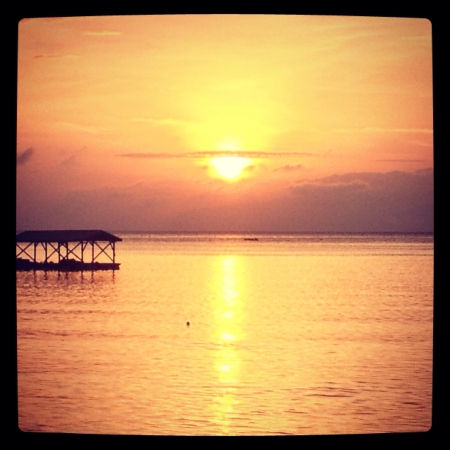 Evening viewの素材