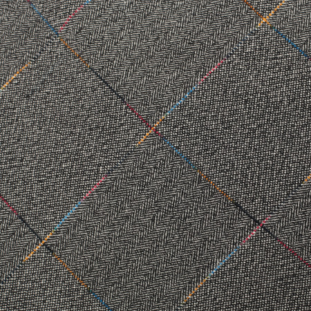 grey rhomb patterned textile backgroundの写真素材