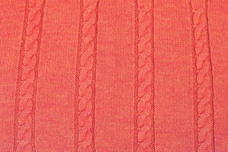 orange bright color knitted background