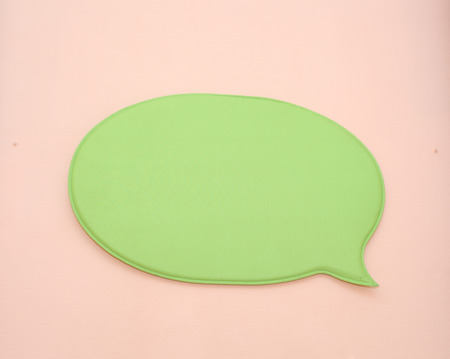 quotation sign on the wallの写真素材