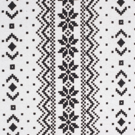 white and black northern ornament