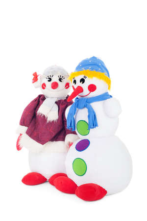 Tetxile dolls Snowmen symbols of new Yearの写真素材