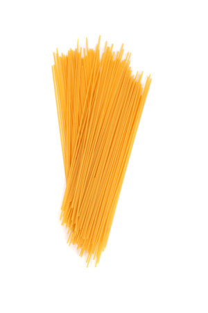 noodles closeup isolated on whiteの写真素材