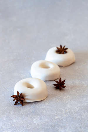 Rousquilles, or rosquillas, french and spanish sweet dessert
