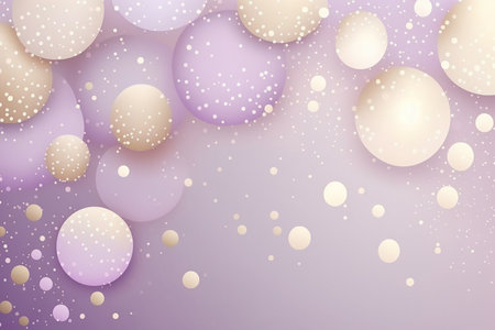 Abstract pastel lilac and golden glitter sparkle confetti background, party design, Generative AIの素材