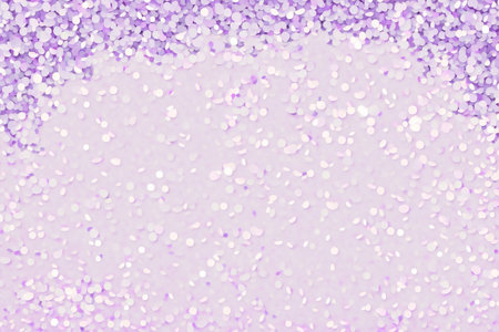 Lilac and white confetti festive background, Generative AIの素材
