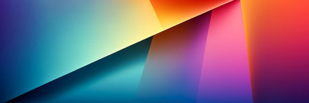 Gradient hologrpahic bright colorful background, Generative AIの素材