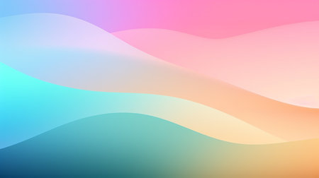 Iridescent colors background, banner, poster, Generative AIの素材
