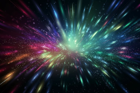 Bright background with shimmering sparkles, Generative AIの素材