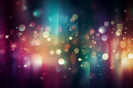Bright iridescent background with shimmering confetti sparkles, Generative AIの素材