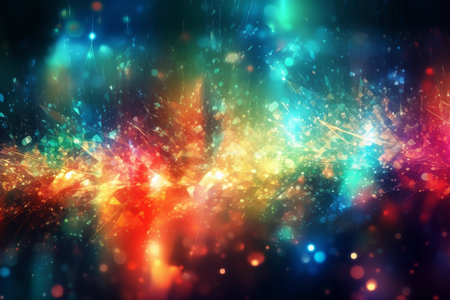 Bright background with shimmering sparkles, Generative AIの素材