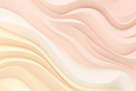 Light yellow and pink creamy texture background, Generative AIの素材