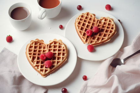 Valentine Day breakfast, Generative AIの素材