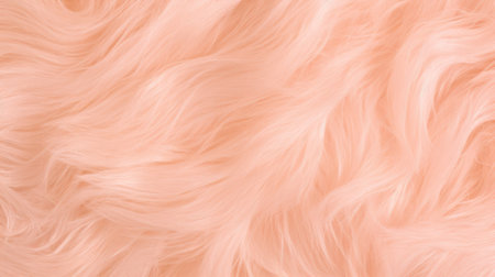 Peach fuzz color furry background, Generative AIの素材