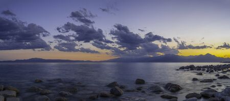 Sailimu lake sceneryの写真素材