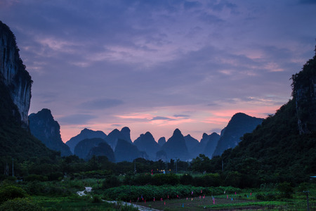 Guangxi small villagesの写真素材