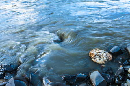 flowing water