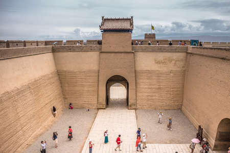 Jiayuguan towerのeditorial素材