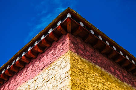 Tibetan folk houseの写真素材