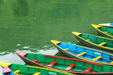 Boats on the lakeのeditorial素材