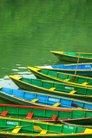 Boats on the lakeのeditorial素材