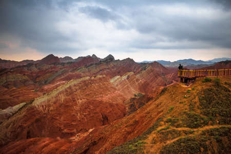Danxia Zhangye National Geological Parkの写真素材