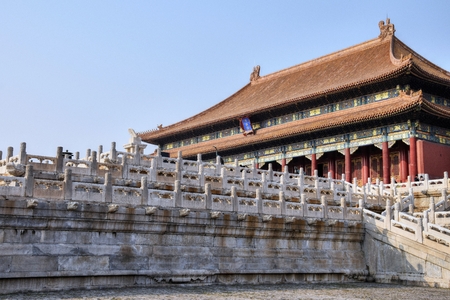 Autumn in the Forbidden City in Beijing.のeditorial素材
