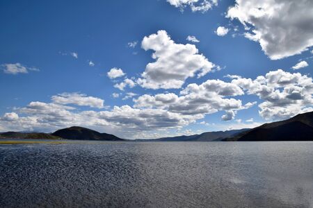 Napahai Lake in Natural Reserve near Shangri-La town in Yunnan Province in China is on the List of Wetlands of International Importance.の写真素材
