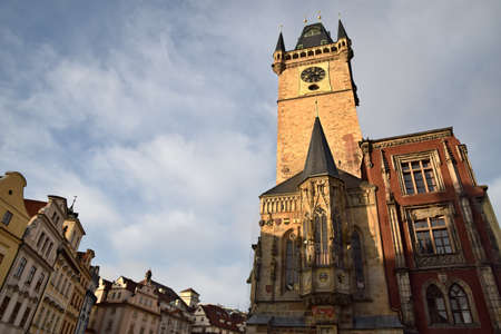 The Old Town Hall is a complex of several ancient houses in the Old Town Square in Prague in Czech Republic, its history goes back to the 14 century.のeditorial素材