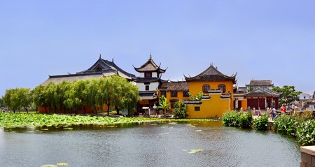 ancient town of jiangnanのeditorial素材