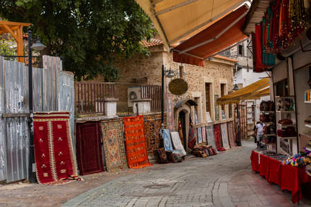 turkey street with souvenir shops