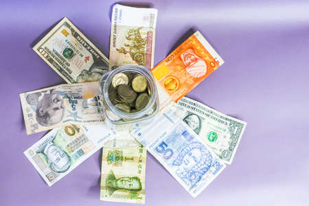 Financial crisis, banking concept. saving and investmentのeditorial素材