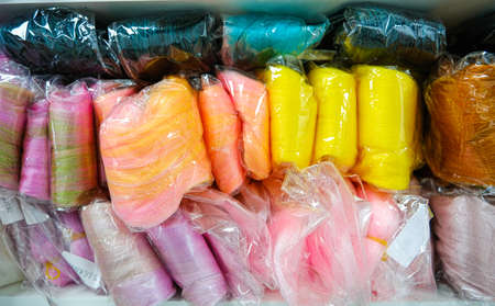 hair extension in a hairdressers. High qualityの写真素材