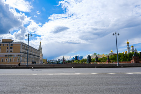 Architecture and landmarks of Moscow. Cityscape of Moscowの写真素材