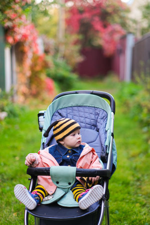 Happy little girl in Halloween bee costumeの写真素材