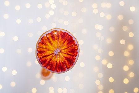 Winter Holiday Christmas and New Year Snow Backgroundの写真素材