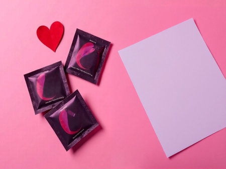 Around a white sheet of paper condomsの素材