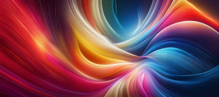 Abstract rainbow background. High quality illustrationの素材