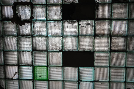 glass tiles as texture for background.の写真素材