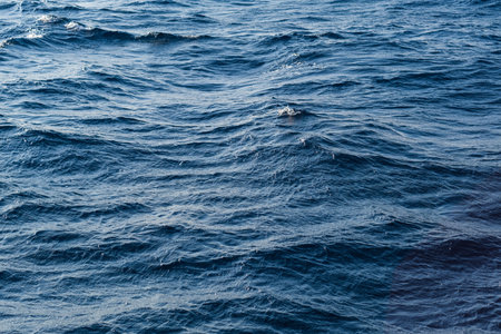 Hurghada, Egypt, 11/01/2023 water texture, blue sea with light waves.