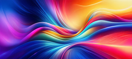Abstract rainbow background. High quality illustrationの素材