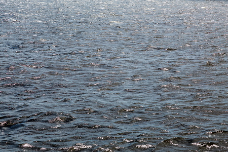 The water surface of the river, sea, lake or ocean. Textured background.の写真素材